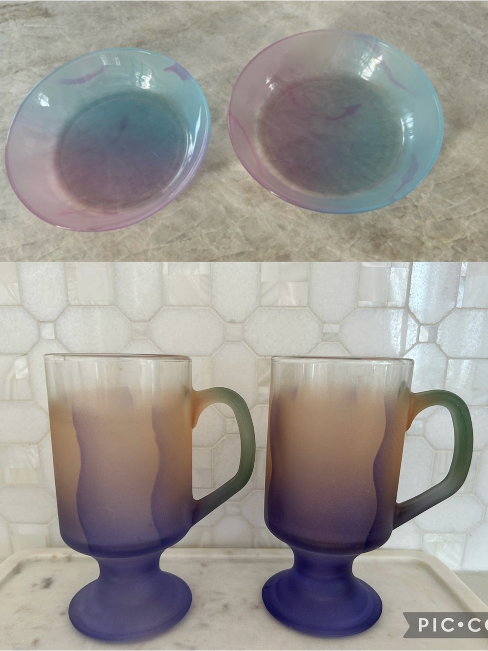 Arcoroc France plates and mugs